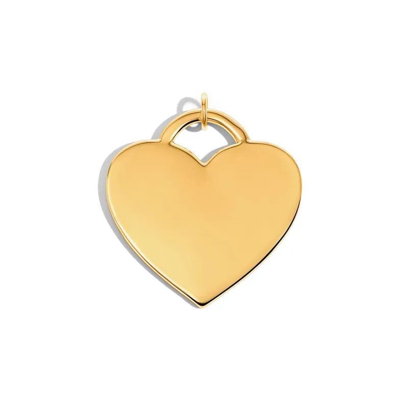 Heart Bag Charm (Gold) sold by Abbott Lyon
