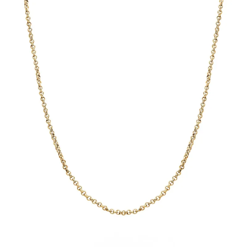 Layering Box Chain Necklace (Gold) made by Abbott Lyon