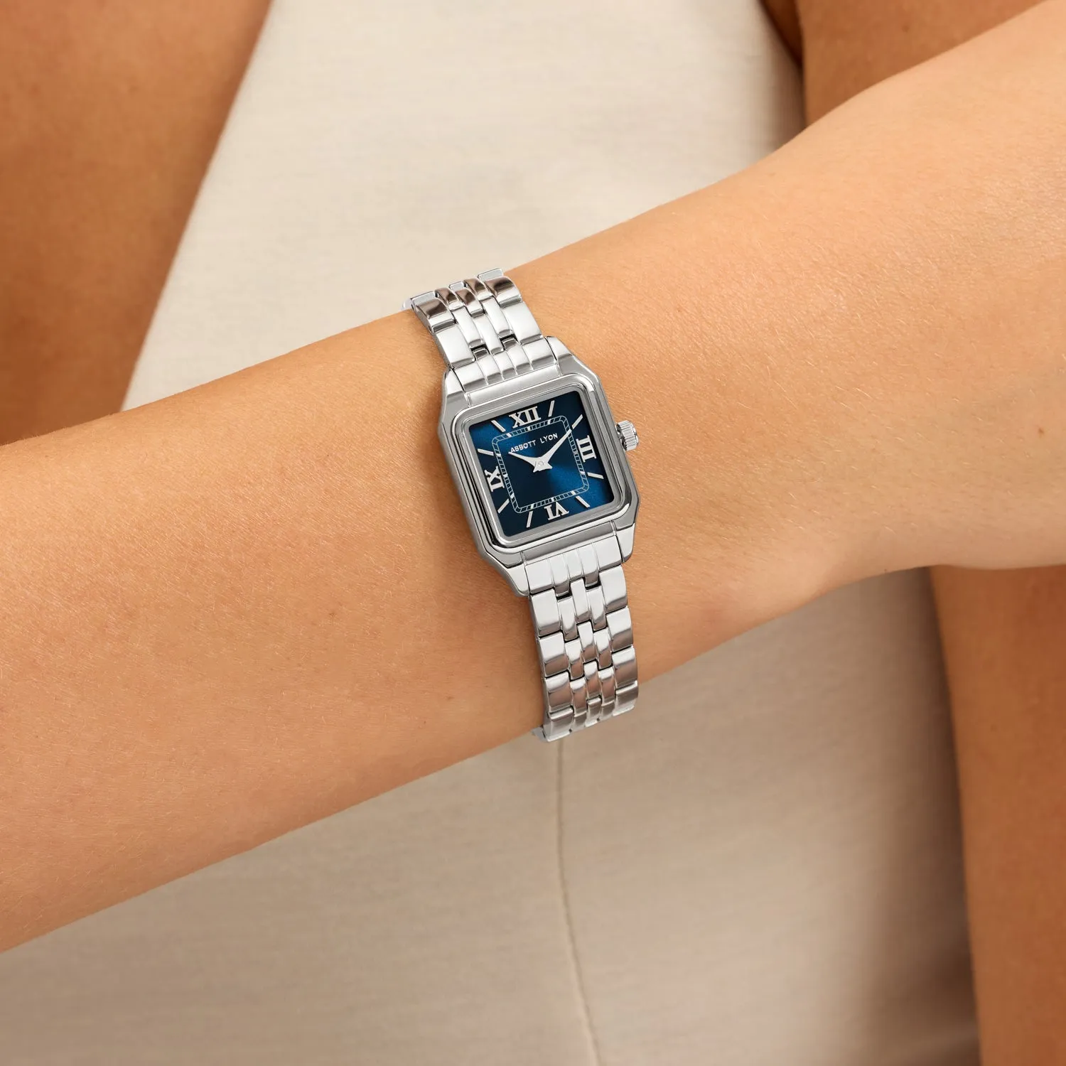 Essence 23mm Navy Watch (Silver) sold by Abbott Lyon product image thumbnail 2