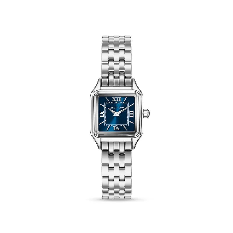 Essence 23mm Navy Watch (Silver) sold by Abbott Lyon