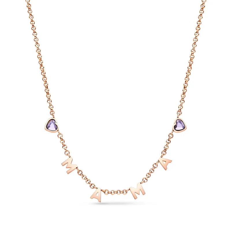 Made Mine Name Necklace - Rose Gold sold by Abbott Lyon