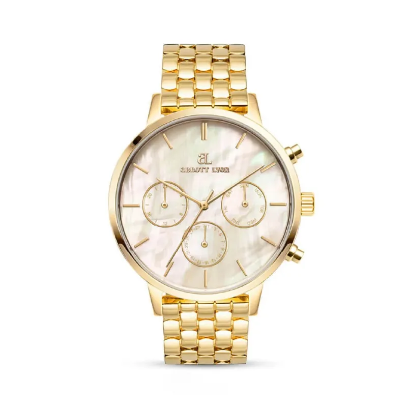 Pearl Link Nueva 40 Watch - Gold made by Abbott Lyon