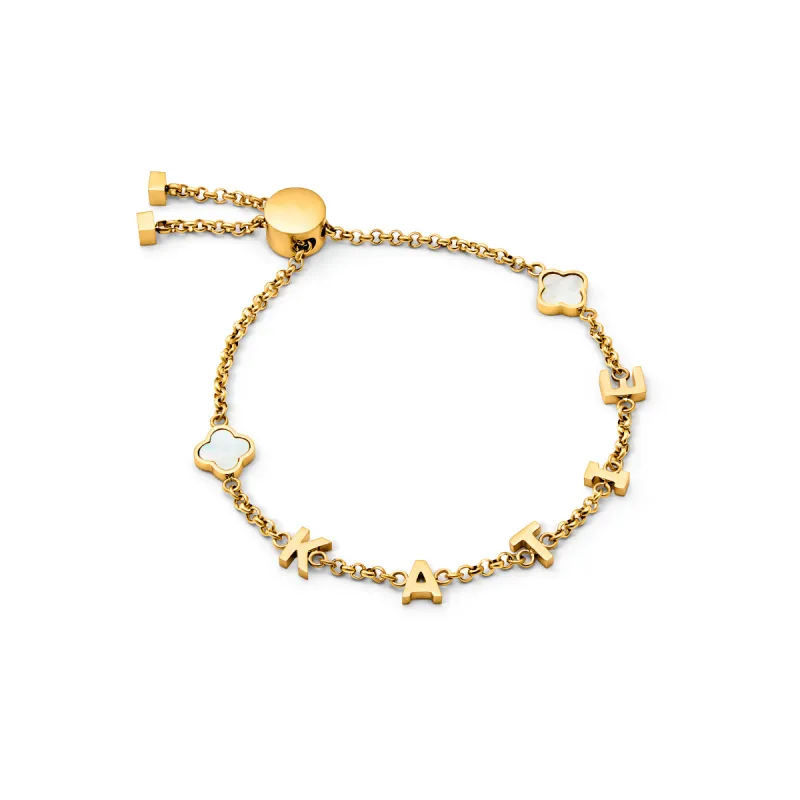 Made Mine Name Bracelet - Gold sold by Abbott Lyon