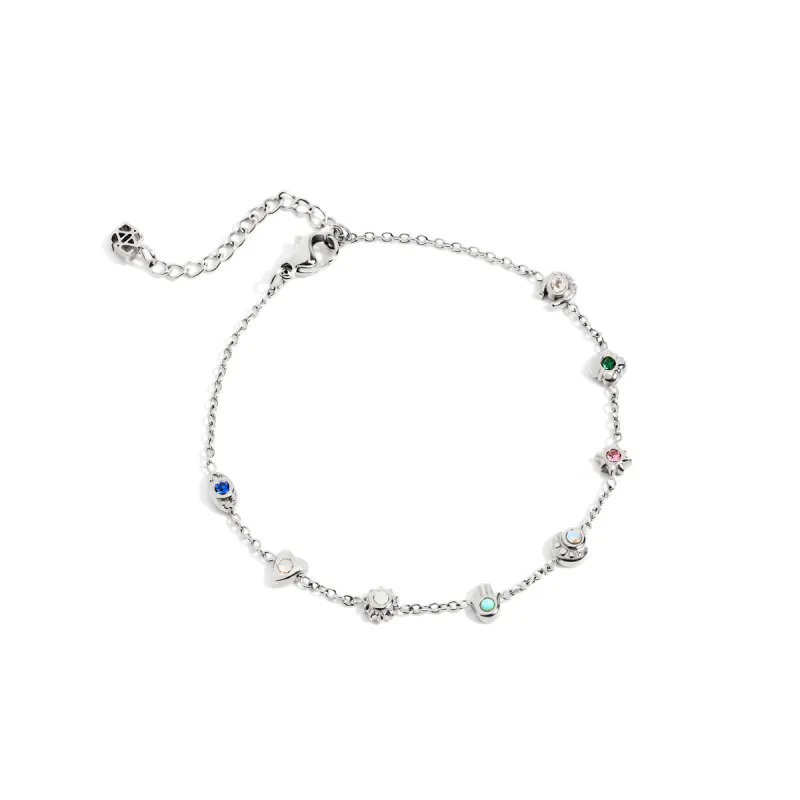 Talisman Mini Charm Bracelet (Silver) made by Abbott Lyon