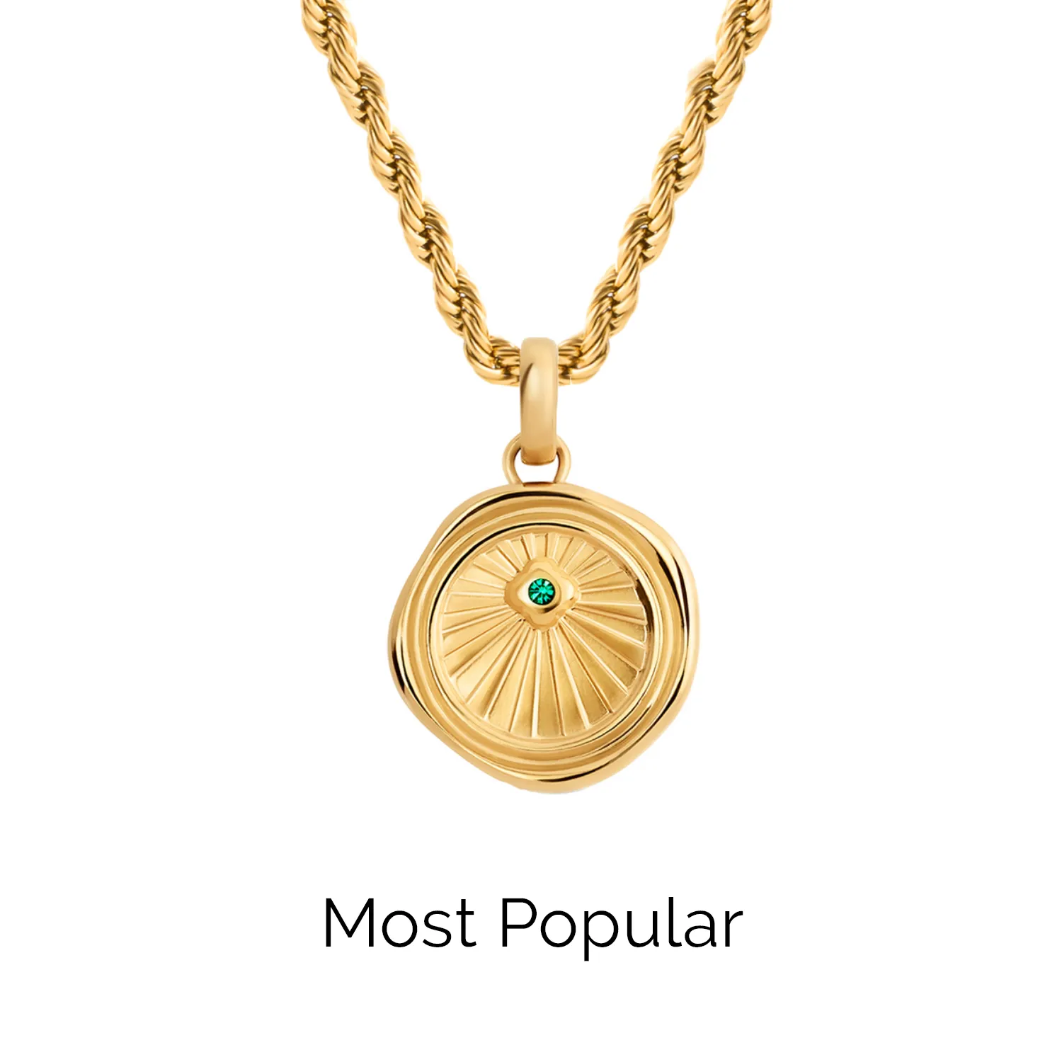 Layering Small Rope Chain Necklace (Gold) sold by Abbott Lyon product image thumbnail 2