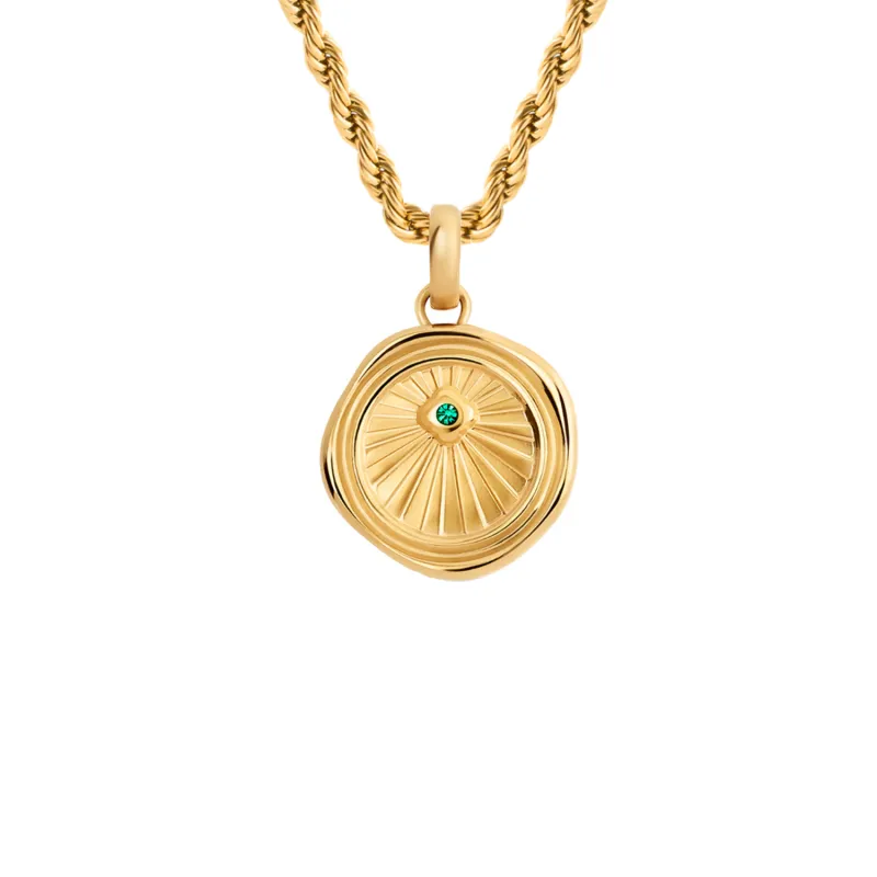 Layering Small Rope Chain Necklace (Gold) sold by Abbott Lyon