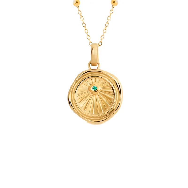 Layering Sphere Chain Necklace (Gold) sold by Abbott Lyon