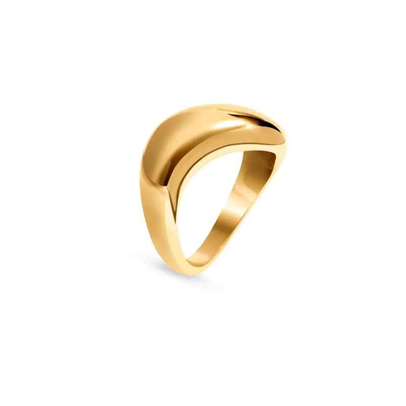 Statement Molten Ring (Gold) made by Abbott Lyon
