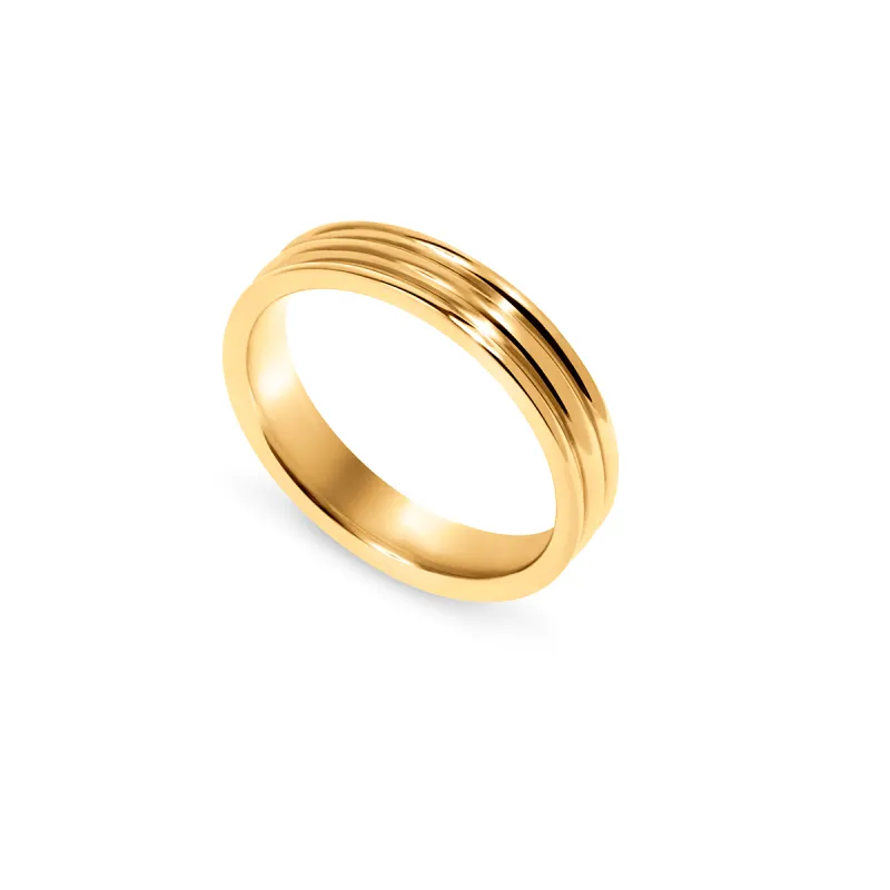 Triple Band Ring (Gold) sold by Abbott Lyon