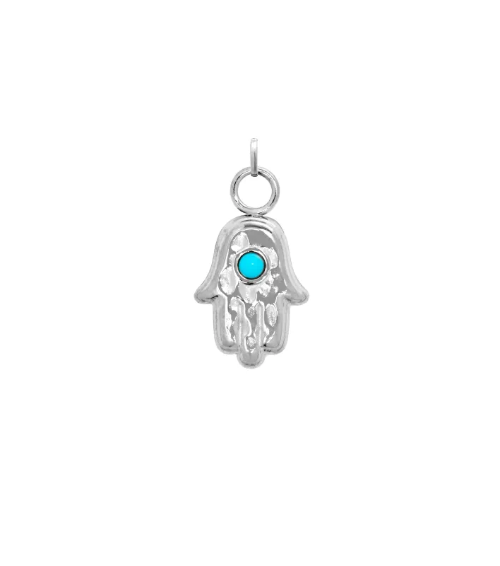 Hamsa Hand Charm (Silver) sold by Abbott Lyon