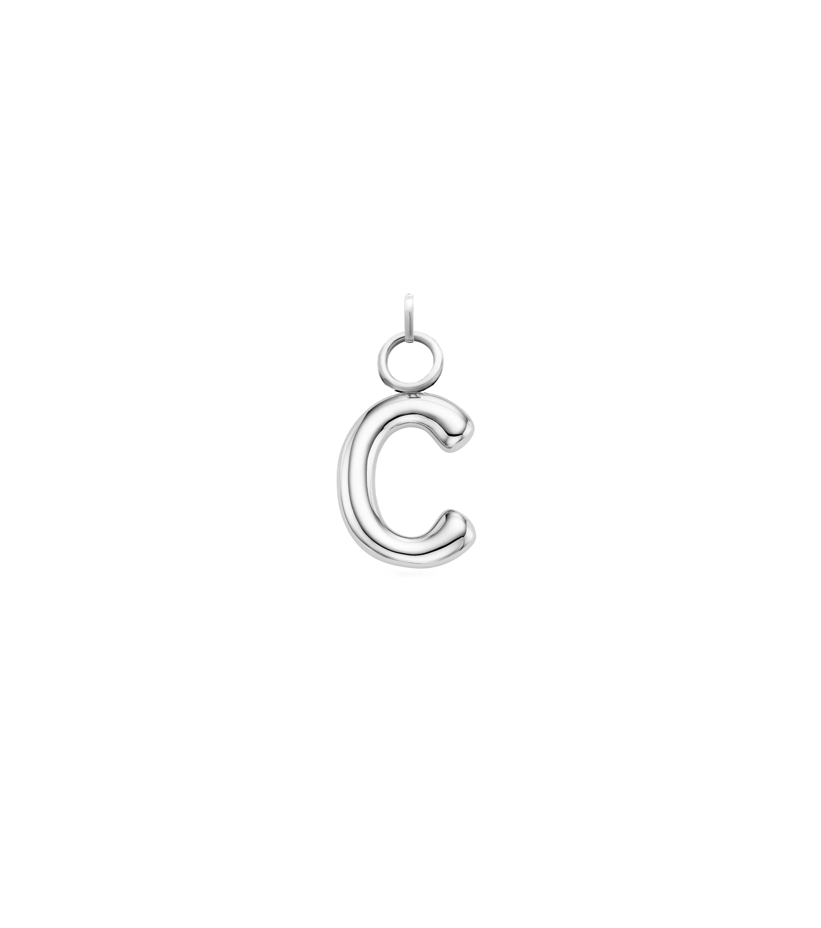 Mini Molten Initial Charm (Silver) sold by Abbott Lyon product image thumbnail 4