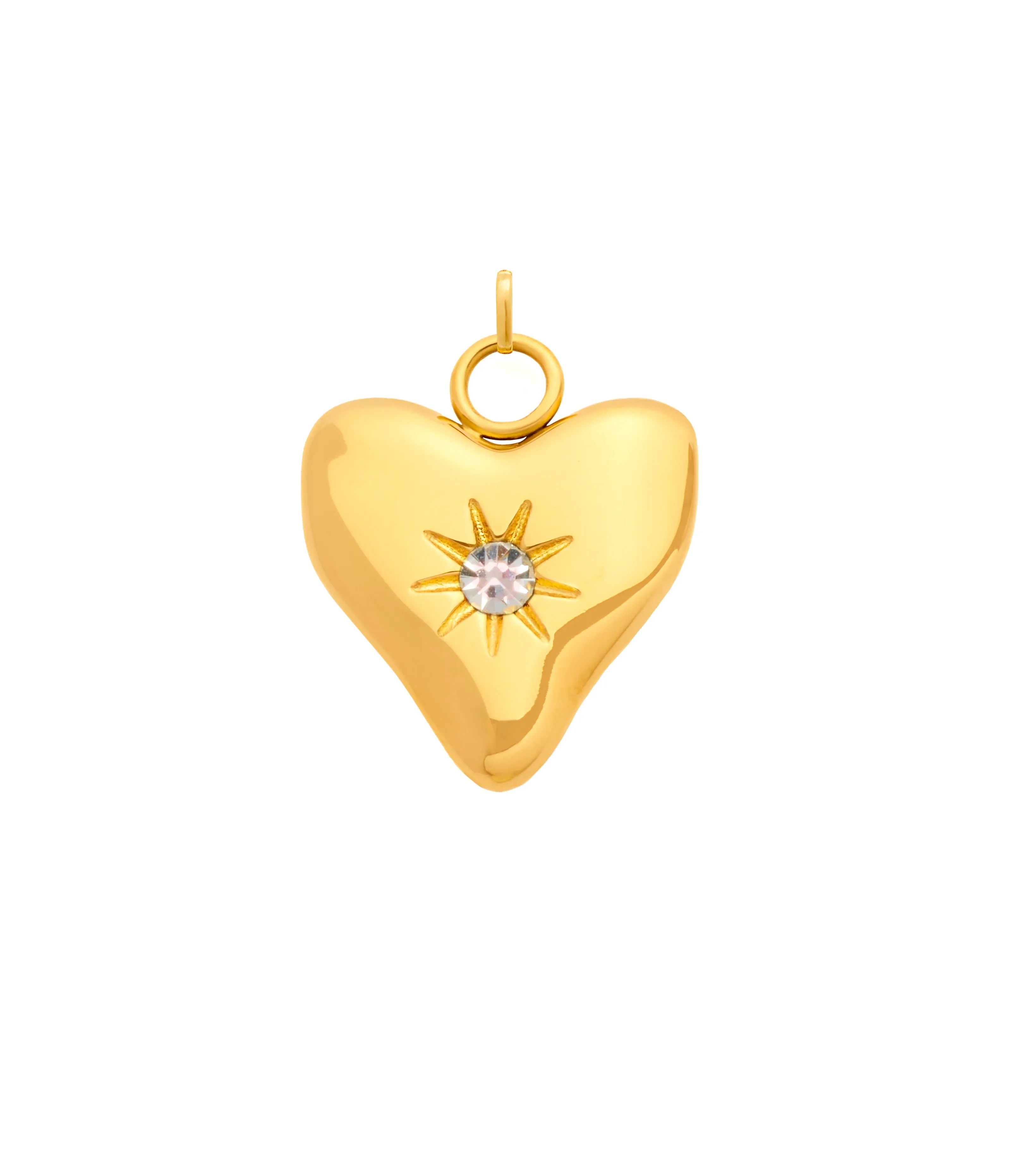 Molten Heart Birthstone Charm (Gold) sold by Abbott Lyon product image thumbnail 2