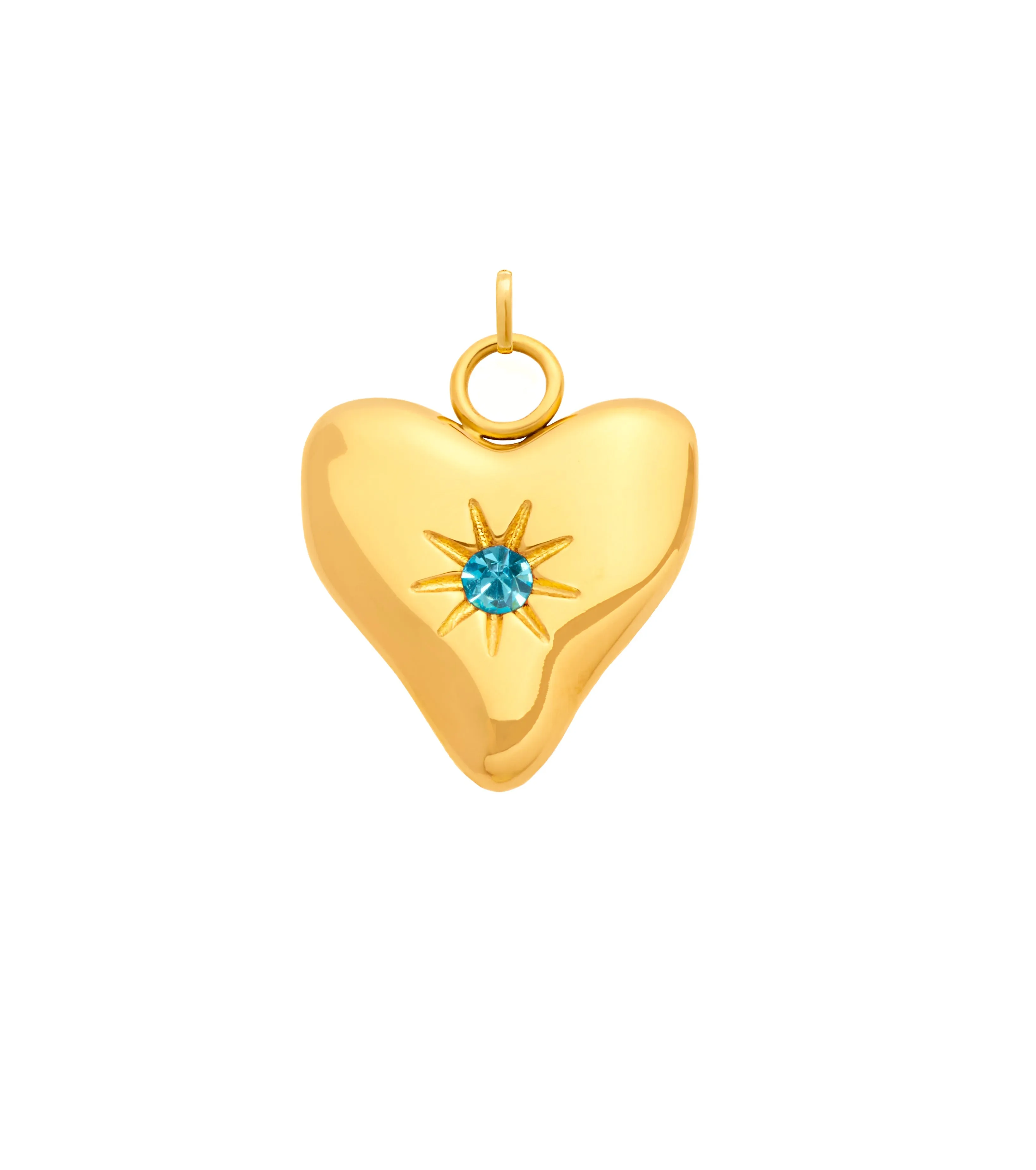 Molten Heart Birthstone Charm (Gold) sold by Abbott Lyon product image thumbnail 4