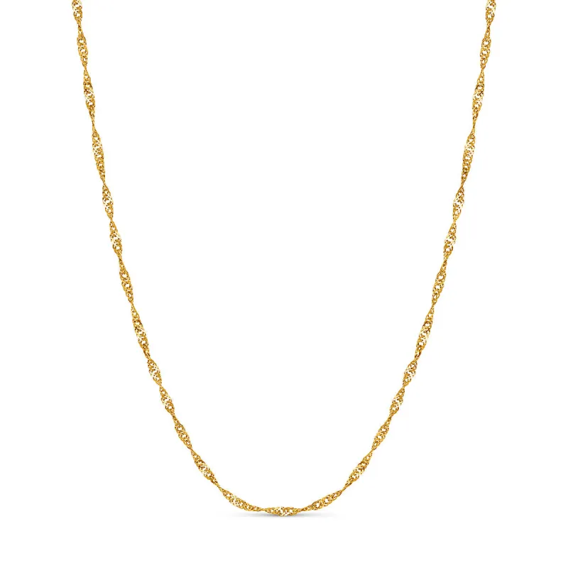 Layering Twisted Chain Necklace (Gold) sold by Abbott Lyon