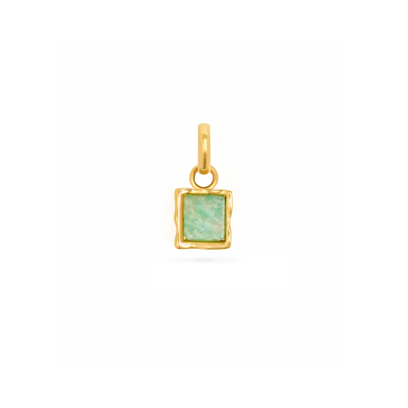 Molten Amazonite Pendant (Gold) sold by Abbott Lyon