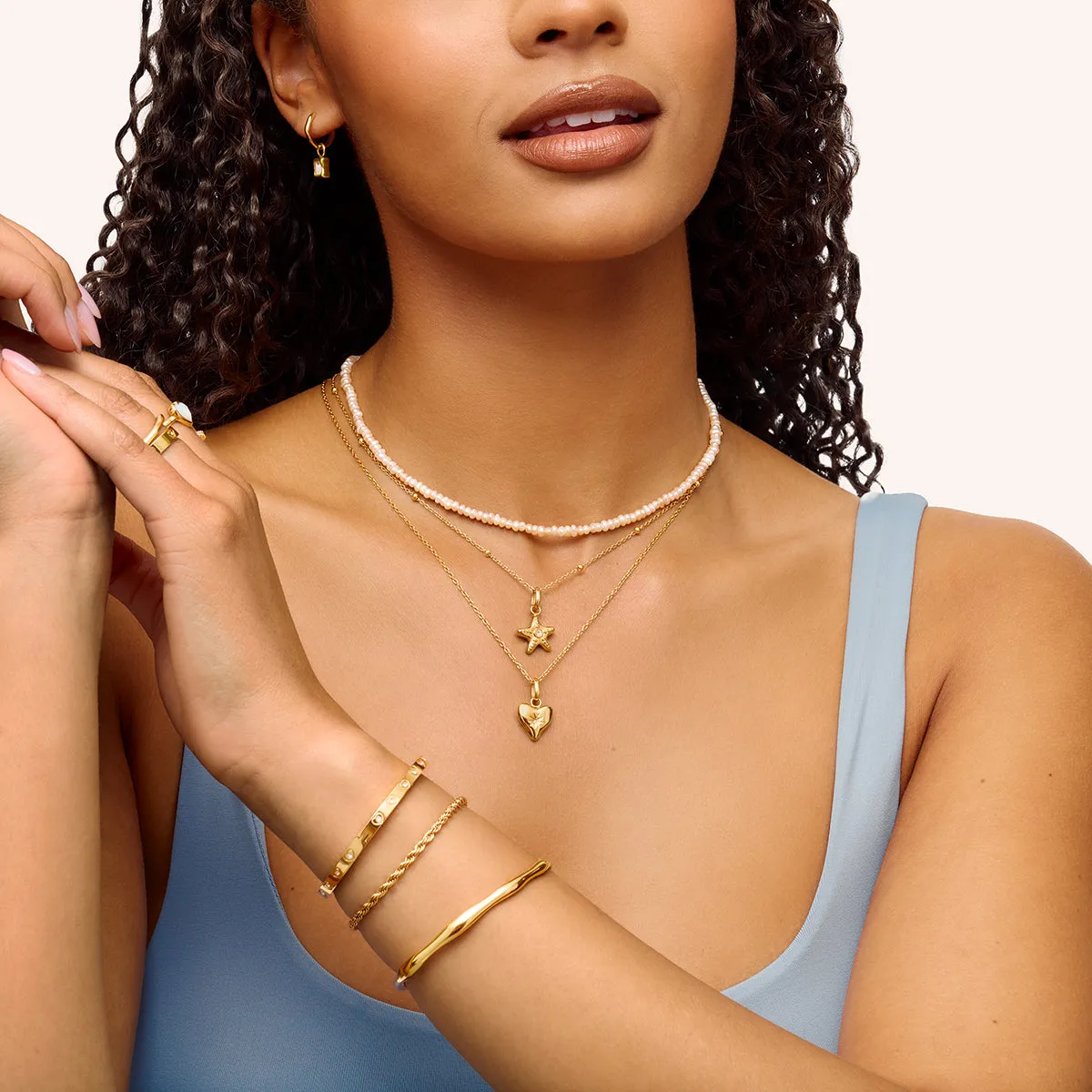 Molten Heart Pendant (Gold) sold by Abbott Lyon product image thumbnail 3