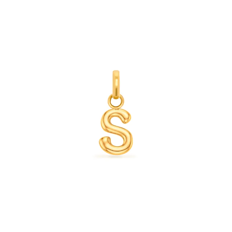 Mini Molten Initial Pendant (Gold) sold by Abbott Lyon
