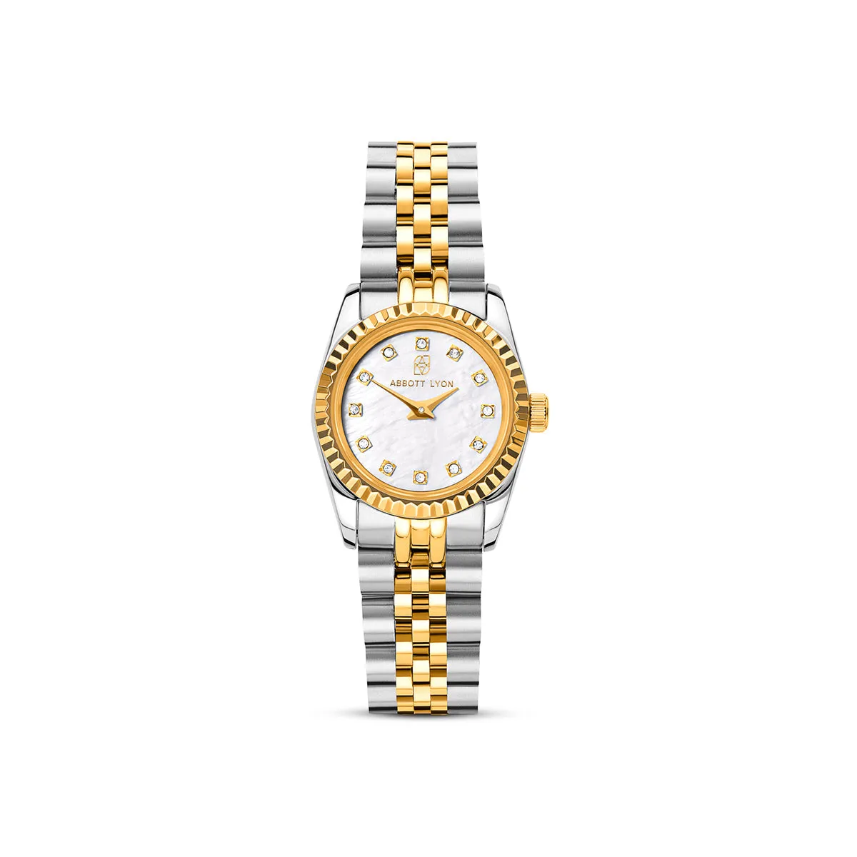 Mini Two Tone Pearl Link Belgravia 23 Watch sold by Abbott Lyon