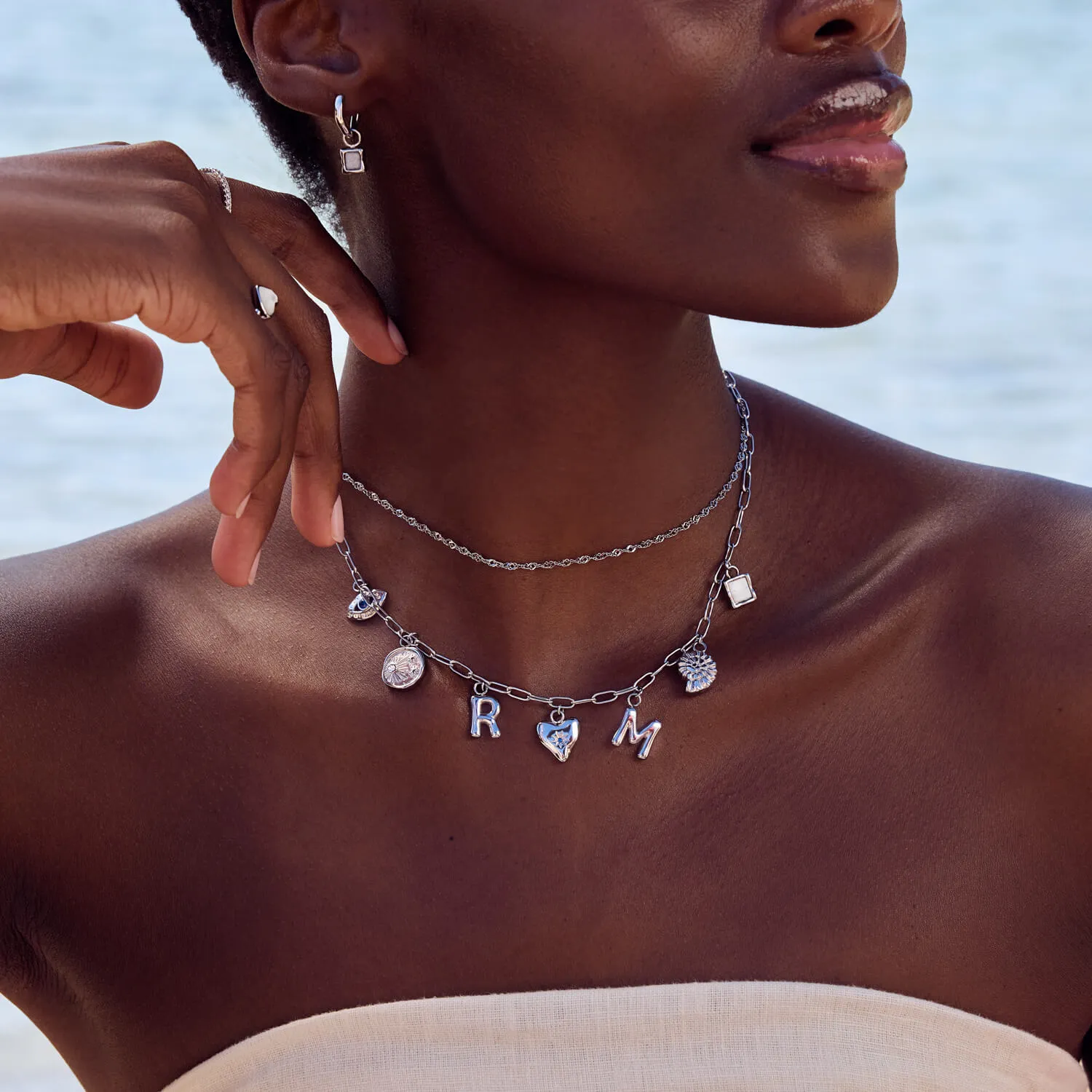 Twisted Chain Necklace (Silver) sold by Abbott Lyon product image thumbnail 2