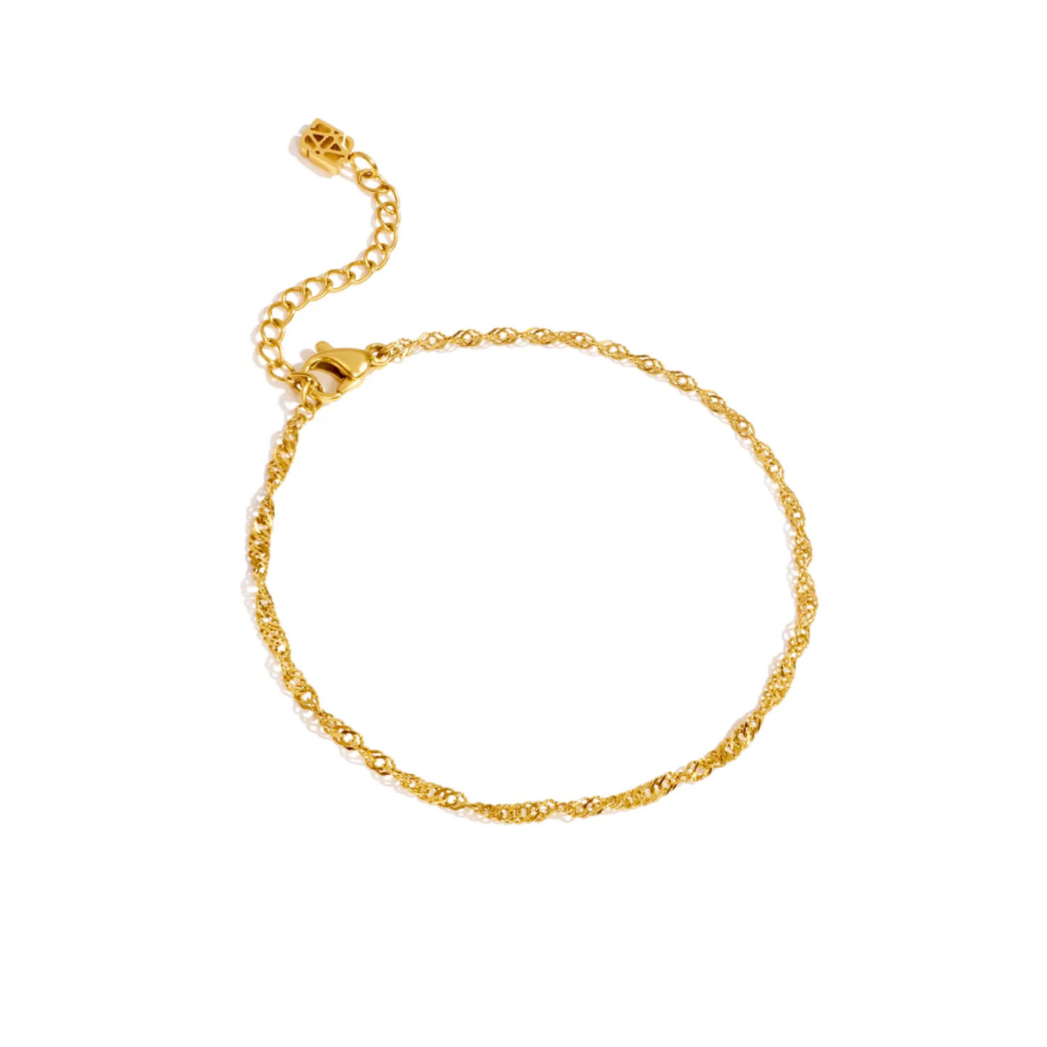 Twisted Chain Bracelet (Gold) sold by Abbott Lyon product image thumbnail 5