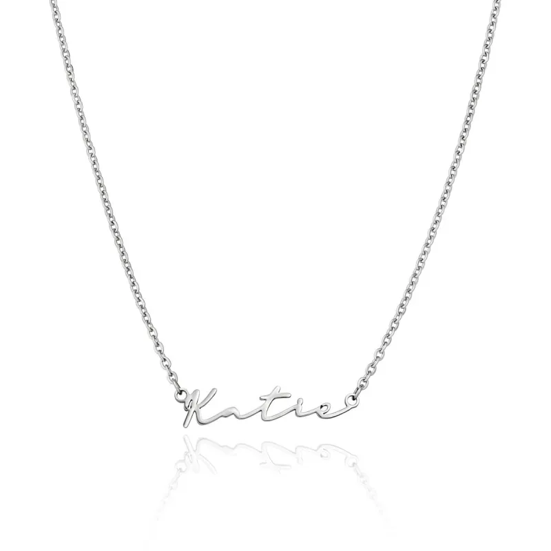 Signature Name Necklace - Silver sold by Abbott Lyon