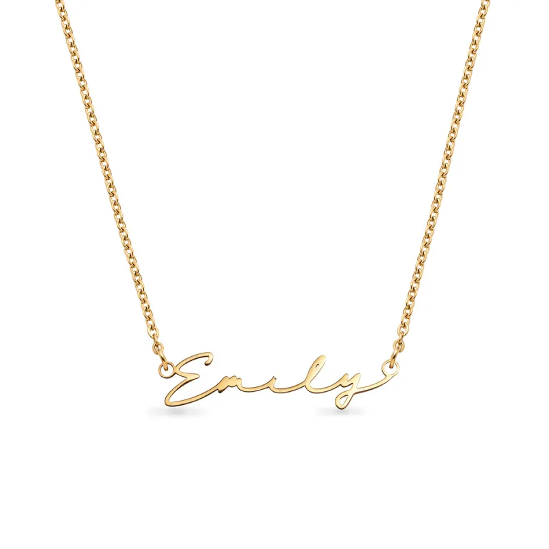 Signature Name Necklace - Gold sold by Abbott Lyon