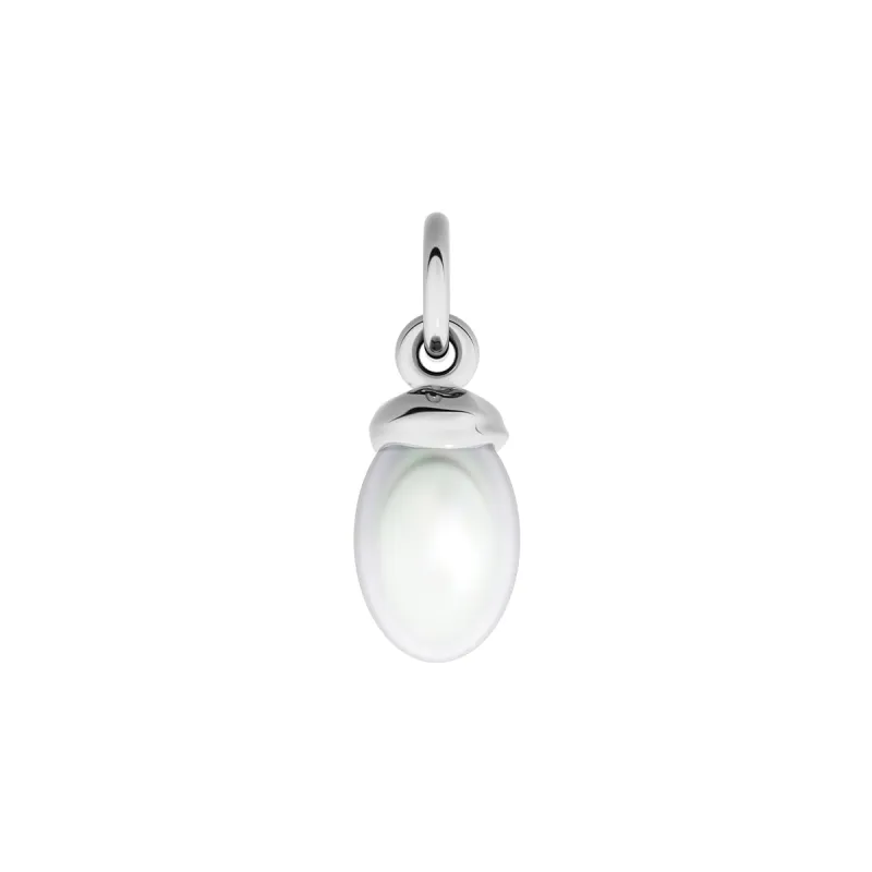 Made Mine Fine Charm - Organic Pearl (Silver) sold by Abbott Lyon