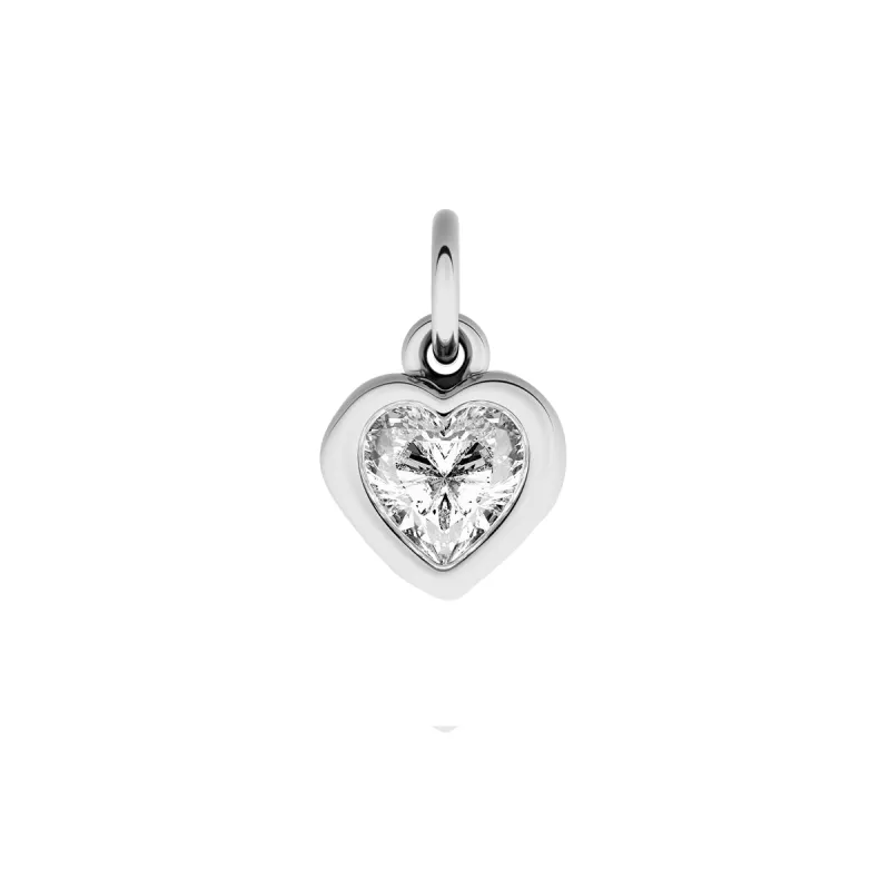 Made Mine Fine Charm - Crystal Heart (Silver) sold by Abbott Lyon