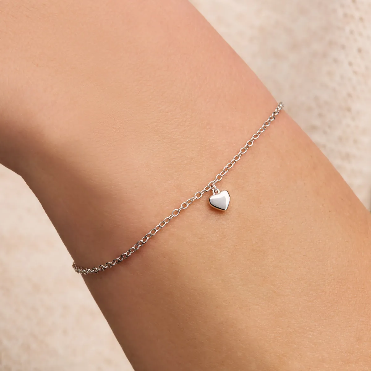 Fine Molten Heart Bracelet (Silver) sold by Abbott Lyon product image thumbnail 2