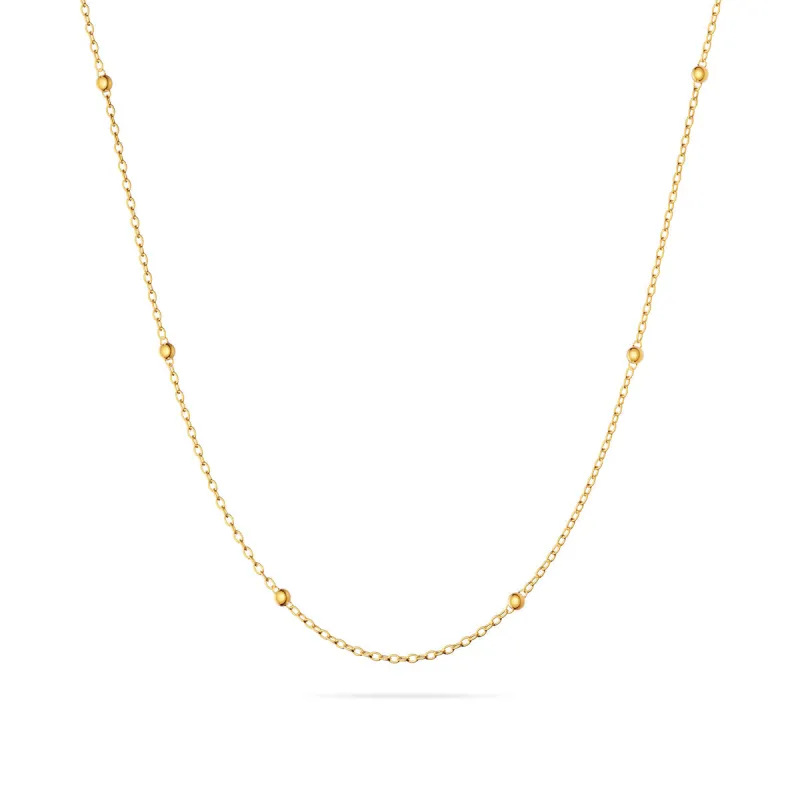 Fine Sphere Chain Necklace (Gold) sold by Abbott Lyon