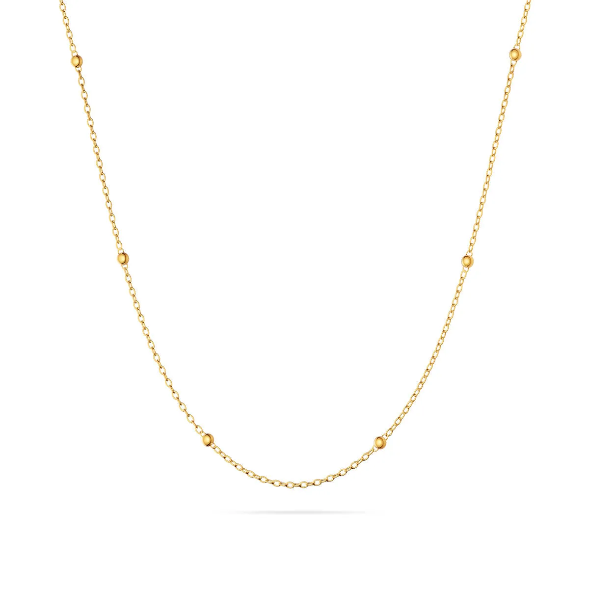 Fine Sphere Chain Necklace (Gold) sold by Abbott Lyon