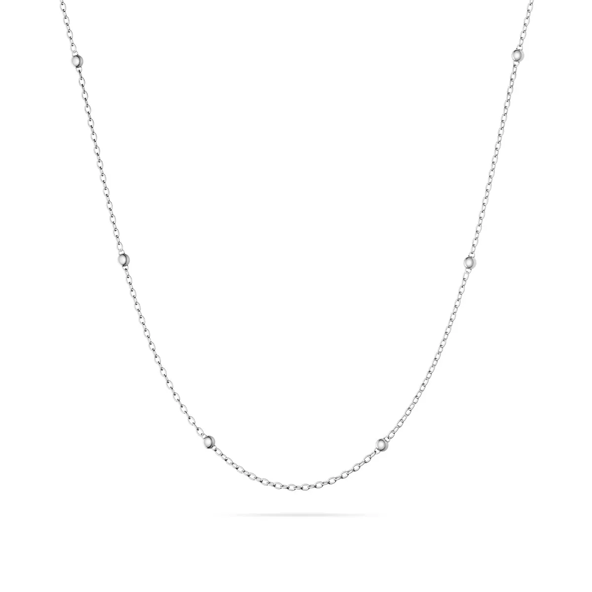 Fine Sphere Chain Necklace (Silver) sold by Abbott Lyon