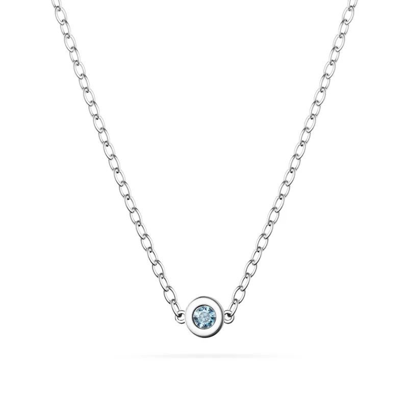 Fine Aquamarine Necklace (Silver) sold by Abbott Lyon