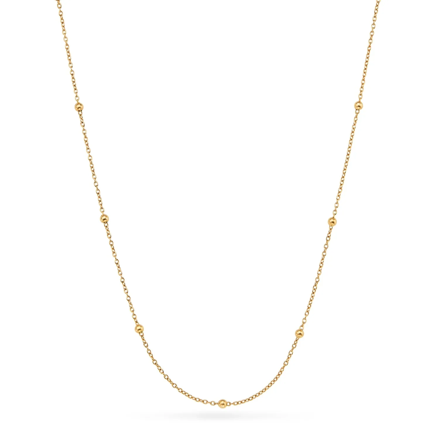 Fine Sphere Chain Necklace (Gold) sold by Abbott Lyon product image thumbnail 4