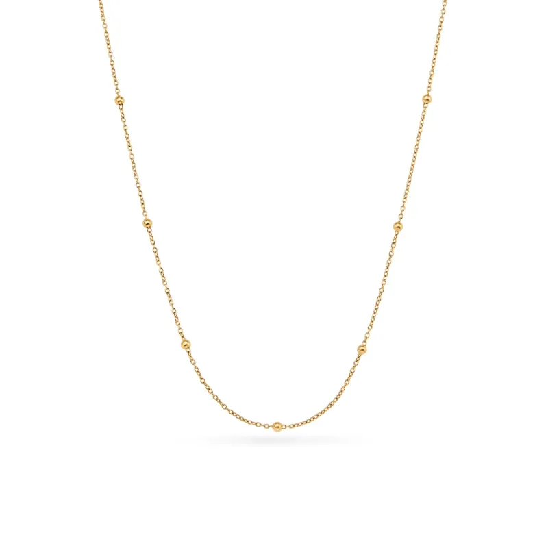Fine Sphere Chain Necklace (Gold) sold by Abbott Lyon