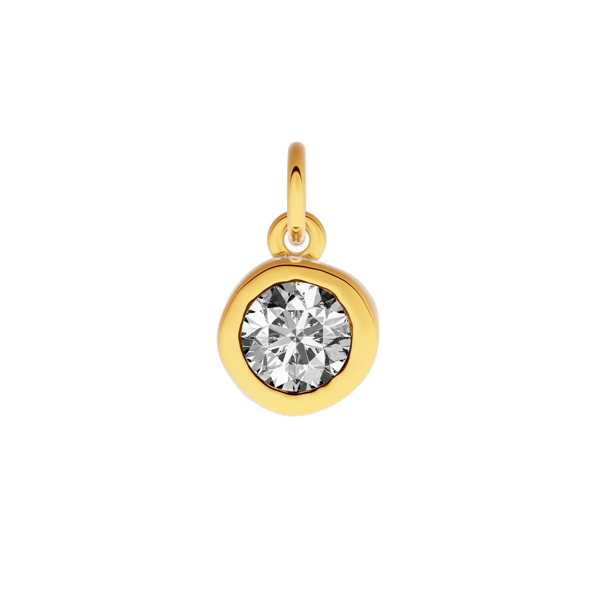 Made Mine Fine Charm - Molten Round Birthstone (Gold) sold by Abbott Lyon product image thumbnail 5