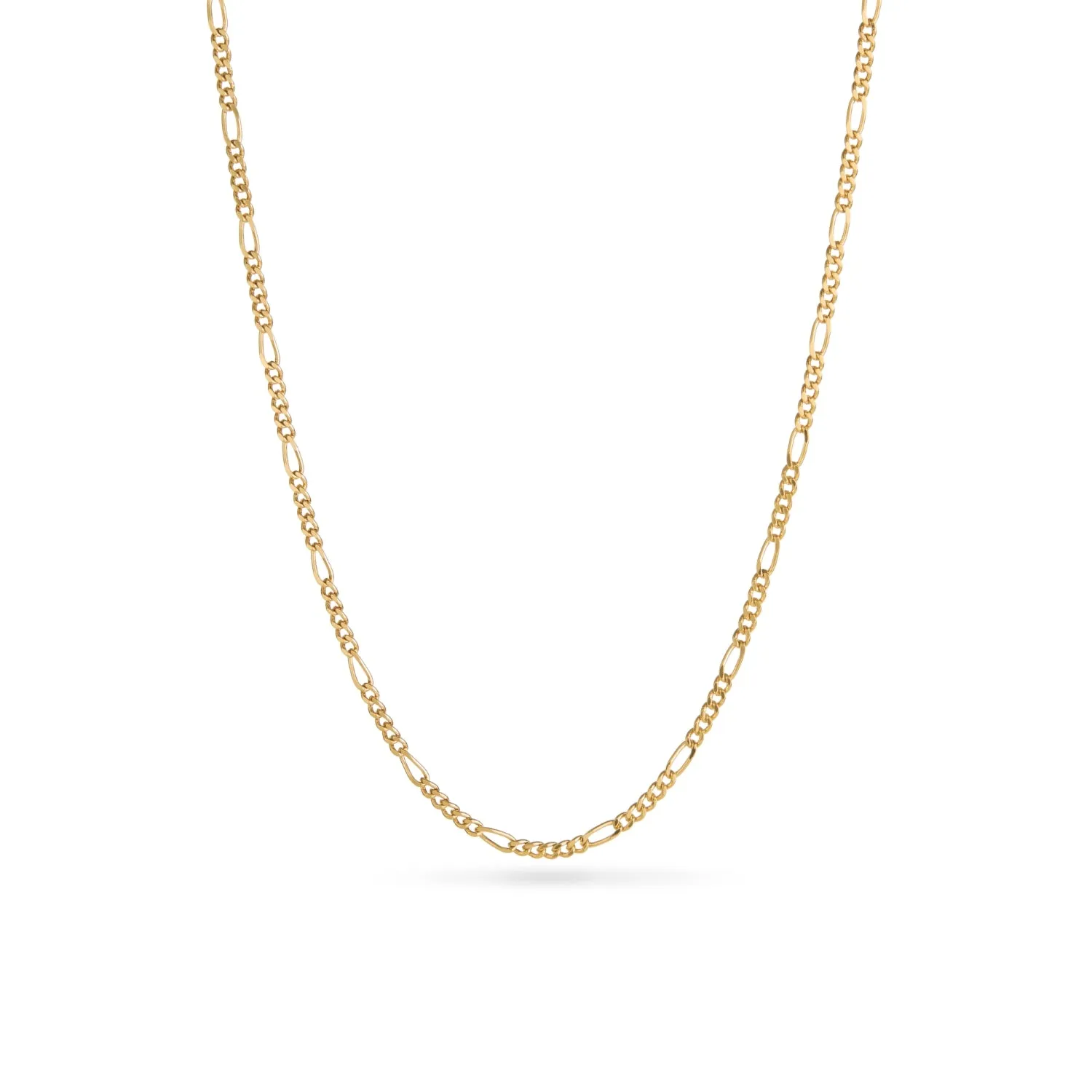 Small Figaro Chain Necklace (Gold) - 16 - 18 in sold by Abbott Lyon