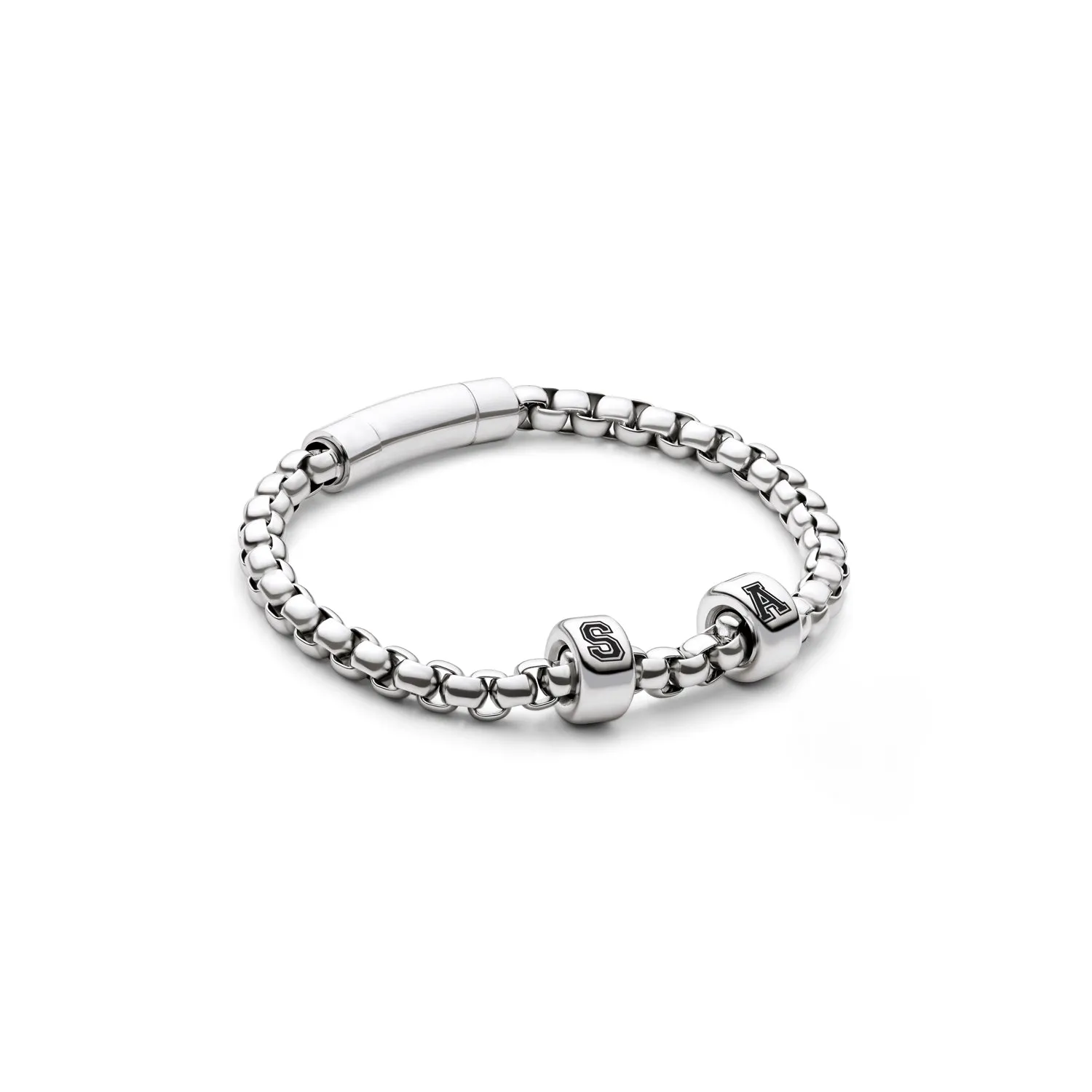 Men's Element Box Chain Bracelet (Silver) sold by Abbott Lyon