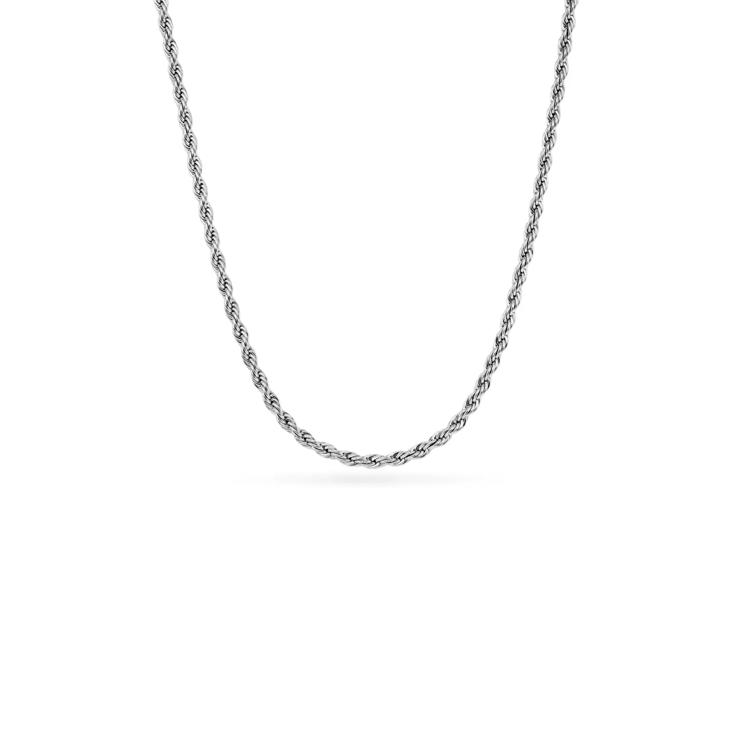 Layering Small Rope Chain Necklace (Silver) sold by Abbott Lyon product image thumbnail 2