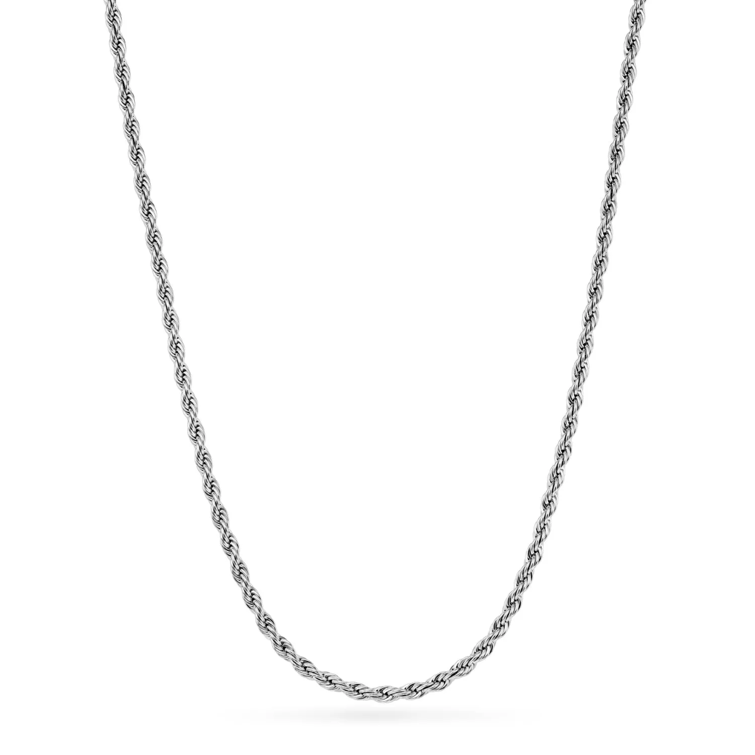 Layering Small Rope Chain Necklace (Silver) sold by Abbott Lyon product image thumbnail 4