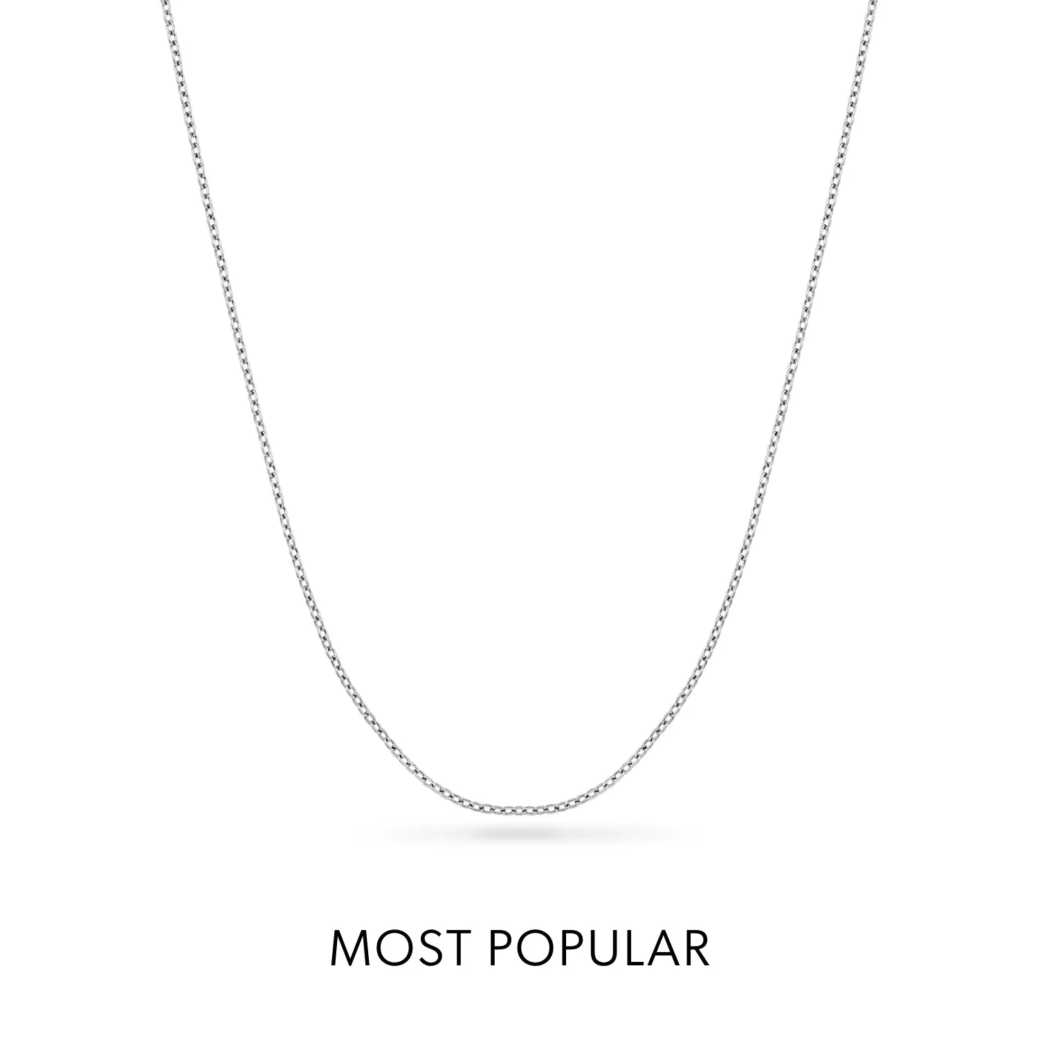 Layering Fine Chain Necklace (Silver) sold by Abbott Lyon product image thumbnail 3