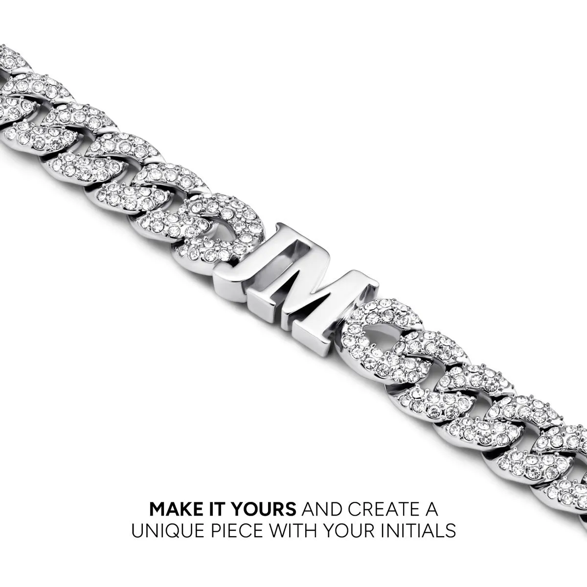 Gala Pavé Initial Choker (Silver) sold by Abbott Lyon product image thumbnail 4