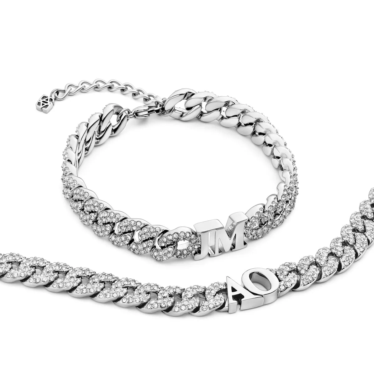 Gala Pavé Initial Choker (Silver) sold by Abbott Lyon product image thumbnail 5