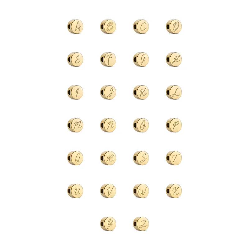 Script Initial Bracelet Charm (Gold) sold by Abbott Lyon