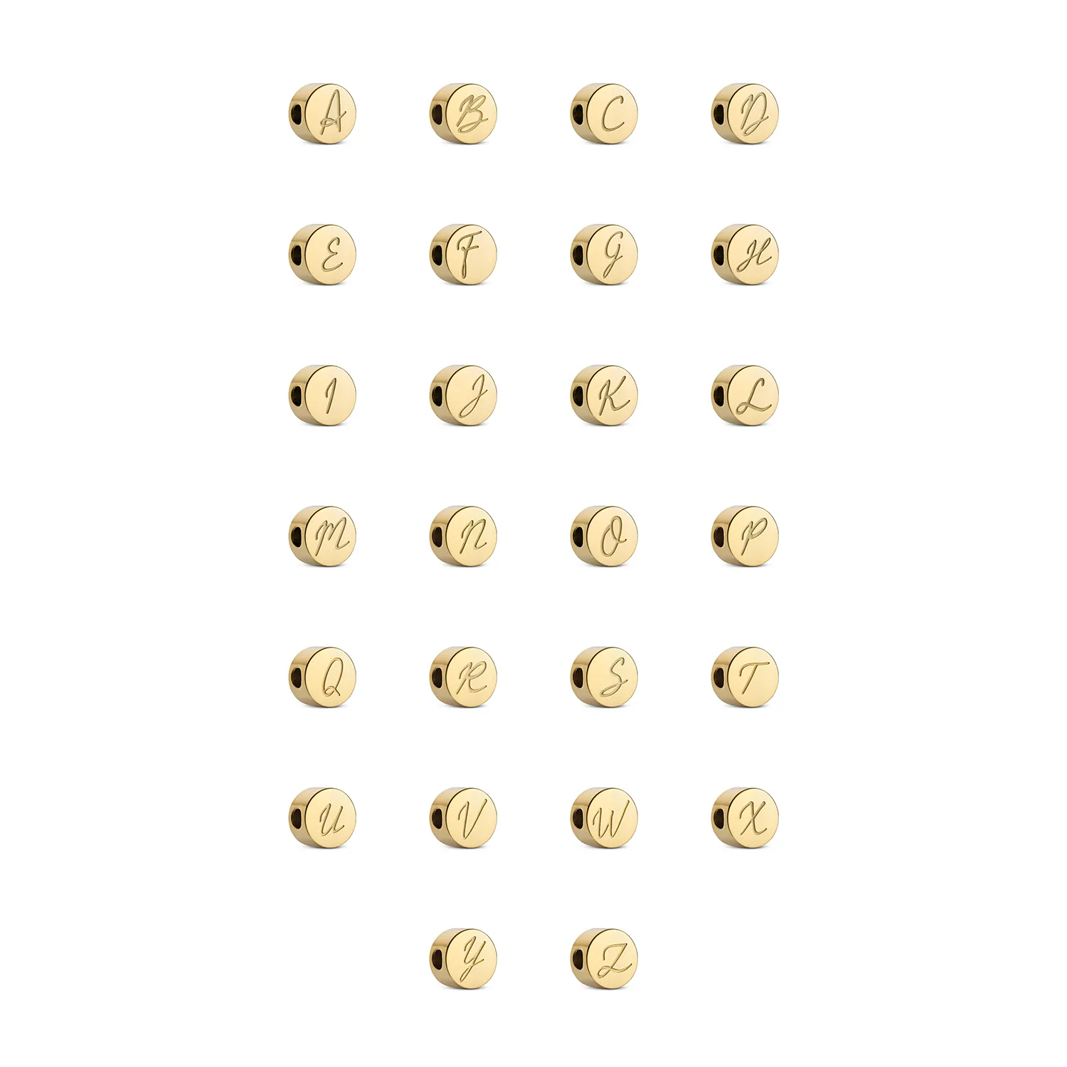 Script Initial Bracelet Charm (Gold) sold by Abbott Lyon