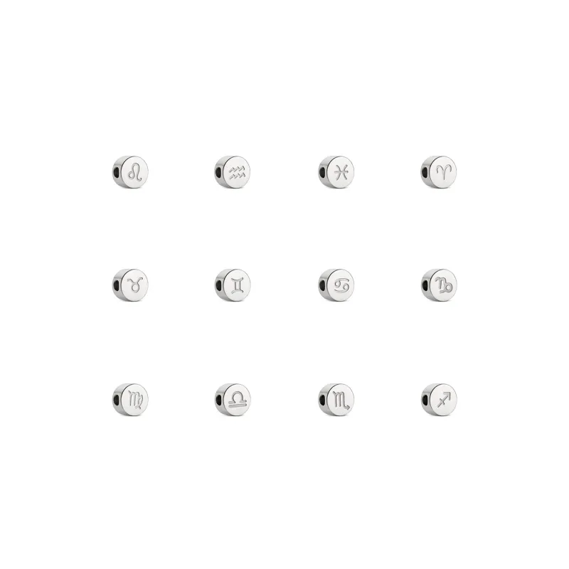 Zodiac Bracelet Charm (Silver) sold by Abbott Lyon