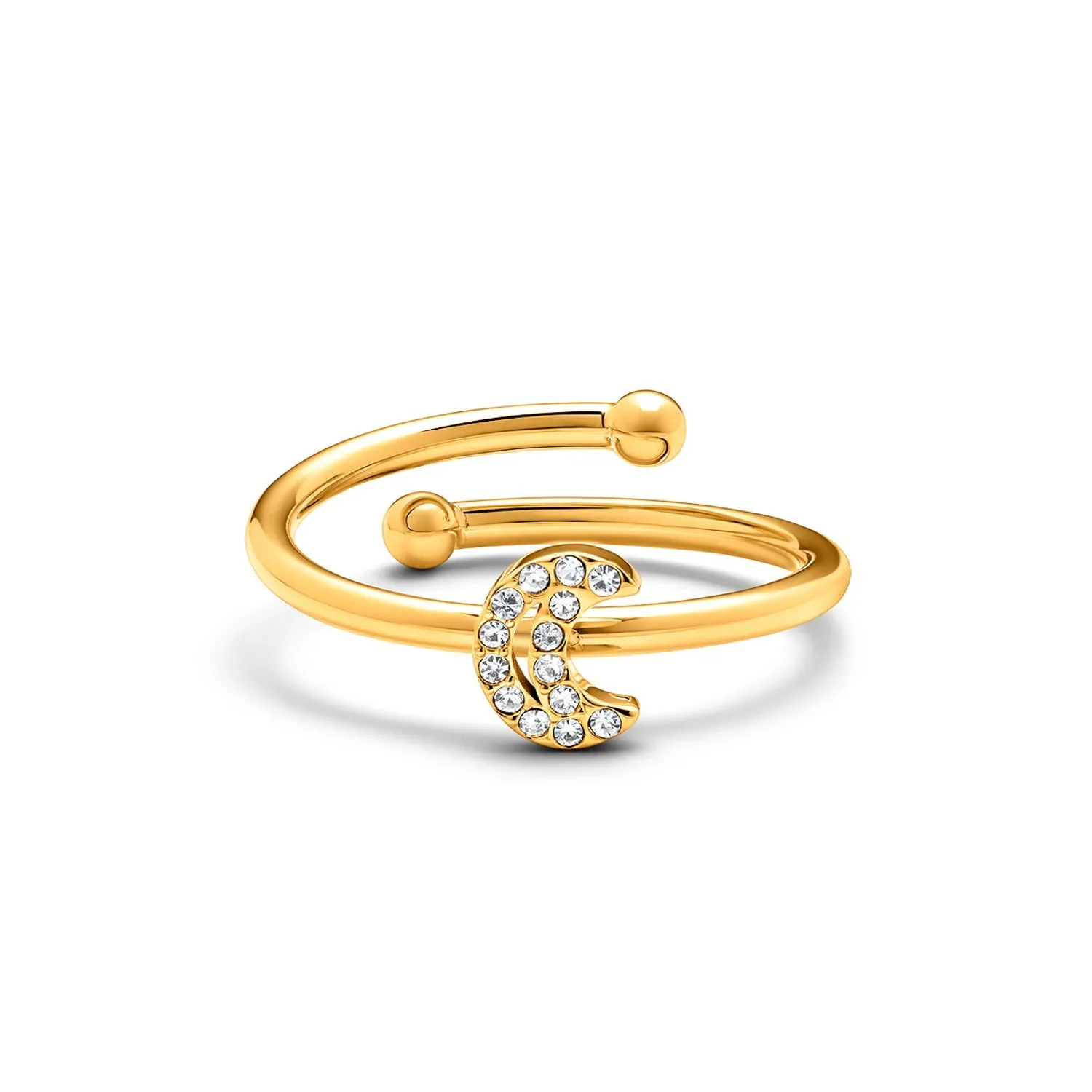 Moon and Back Moon and Star Ring Set (Gold) sold by Abbott Lyon product image thumbnail 4