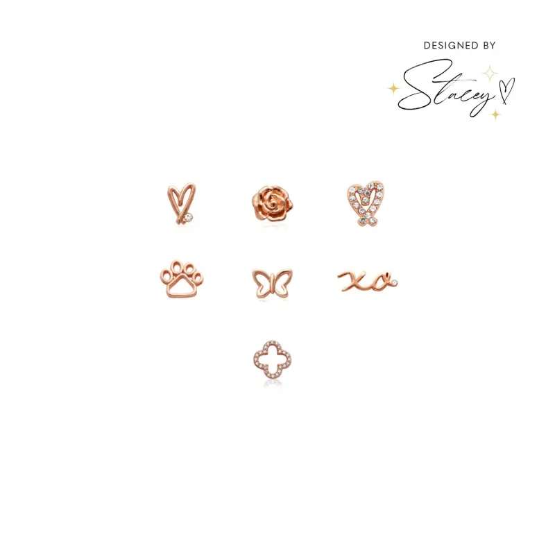 Made Mine Charms - Stacey's Stories Charms (Rose Gold) sold by Abbott Lyon