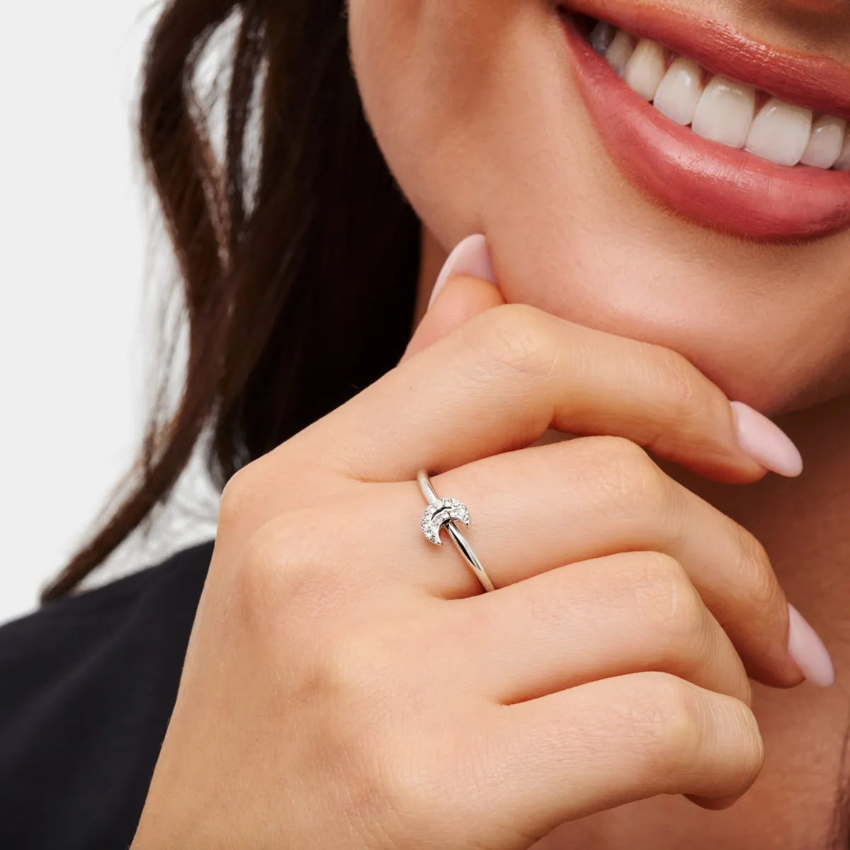 Moon and Back Moon Ring (Silver) sold by Abbott Lyon product image thumbnail 2