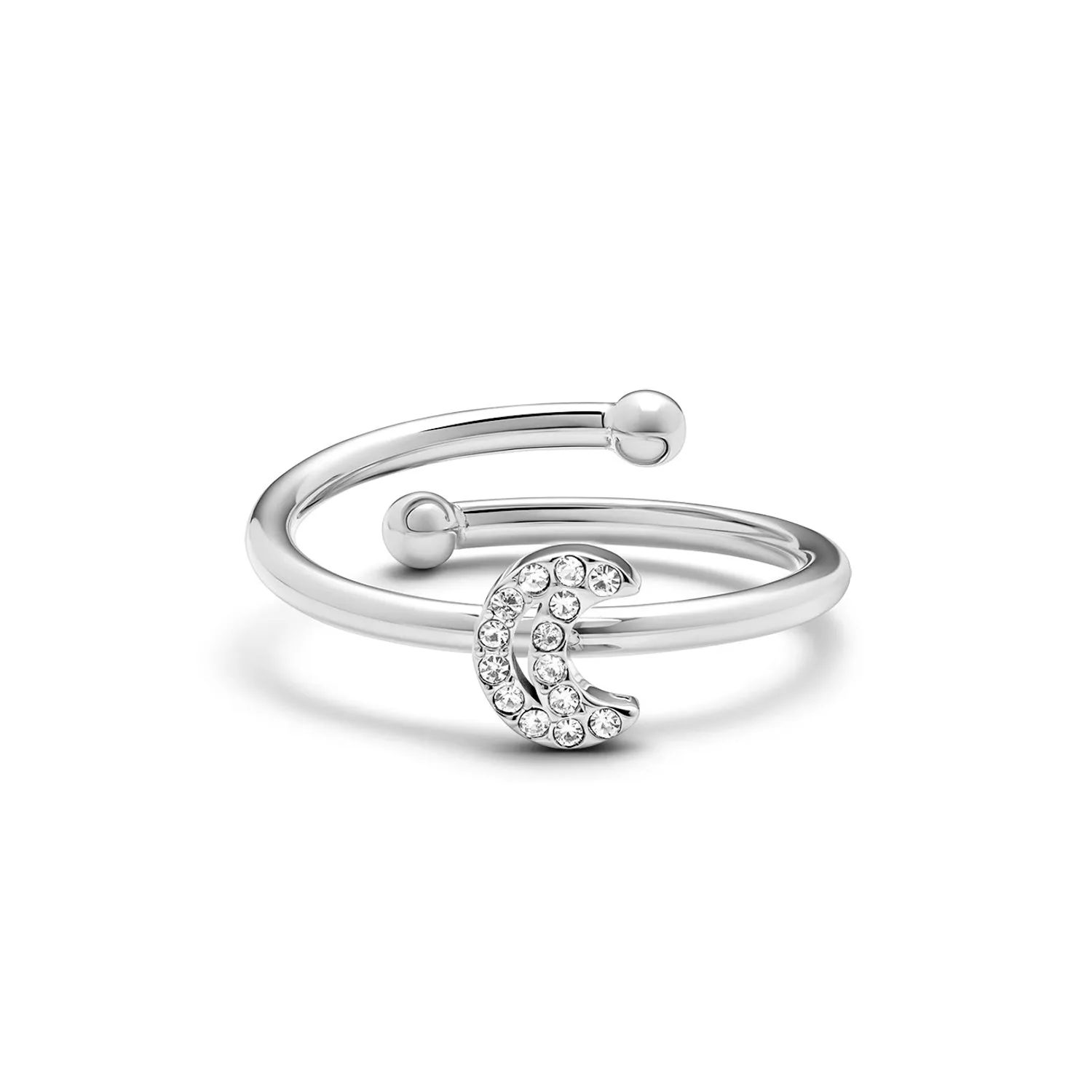 Moon and Back Moon Ring (Silver) sold by Abbott Lyon product image thumbnail 4